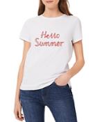 Hobbs London Jamie Embroidered Graphic Tee