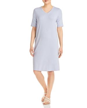 Eileen Fisher V Neck Elbow Sleeve Dress
