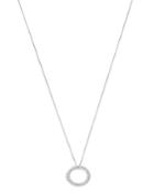 Bloomingdale's Diamond Oval Pendant Necklace In 14k White Gold, 0.33 Ct. T.w. - 100% Exclusive