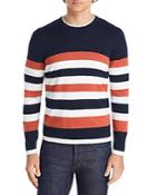 Michael Kors Colorblocked Striped Sweater