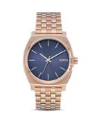 Nixon The Time Teller Rose Gold-tone Watch, 37mm