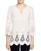 Nydj Lace Cutout Tunic - 100% Bloomingdale's Exclusive