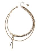Allsaints Layered Chain Necklace, 18
