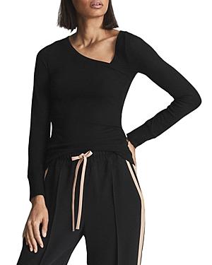 Reiss Carly Asymmetric Neck Top