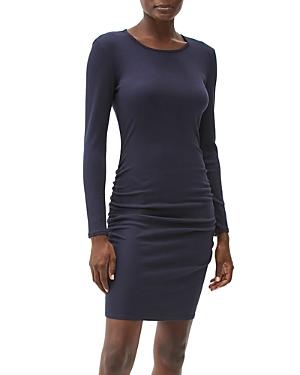 Michael Stars Jordan Long Sleeve Ruched Mini Dress