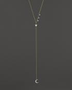 Meira T 14k Yellow Gold Star & Moon Lariat Necklace With Diamonds, 18 - 100% Exclusive