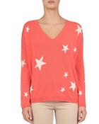 Gerard Darel Jade Star-pattern Cashmere Sweater