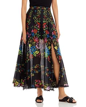 Charo Ruiz Ibiza Zaga Garden Cotton Maxi Skirt