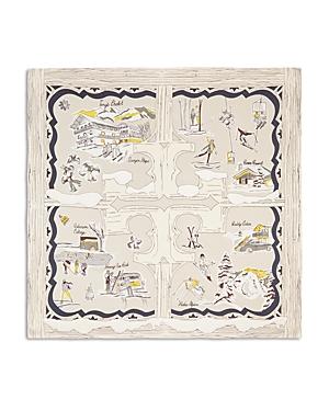 Tory Burch Tory's Chalet Silk Square Scarf