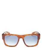 David Beckham Men's Square Sunglasses, 52mm