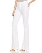 Paige Denim High Rise Bell Canyon Jeans In Ultra White - 100% Bloomingdale's Exclusive