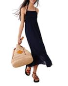 Ba & Sh Michele Open Back Midi Dress