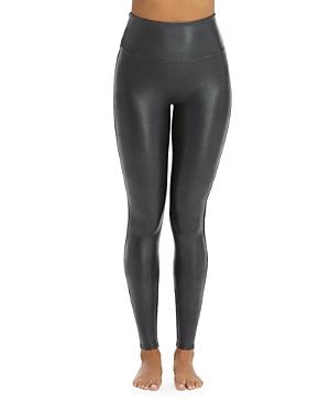 Spanx Faux-leather Pebbled Leggings