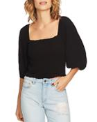 1.state Blouson Sleeve Cropped Top
