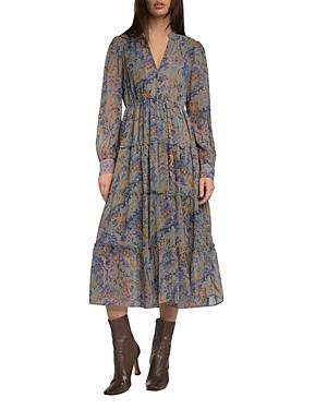 Elan V Neck Midi Dress