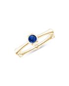 Natori 14k Yellow Gold Blue Sapphire Bamboo Ring