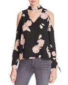 Cupcakes And Cashmere Jon Cutout Cold-shoulder Top