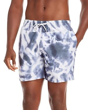 Trunks Surf & Swim Co. Sano Tie Dyed Print Regular Fit Swim Trunks