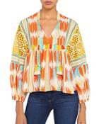 Alice And Olivia Rosana Eyelet Inset Top (63% Off) Comparable Value $350