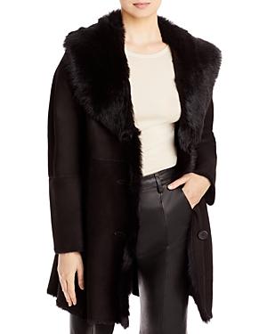 Hiso Sancy Toscana Trimmed Shearling Coat