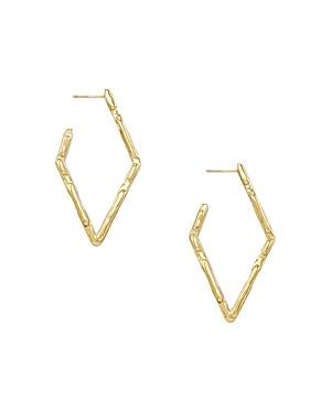 Kenda Scott Rylan Diamond Shaped Hoop Earrings