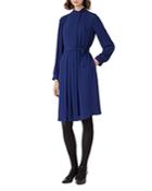 Armani Pleated Long Sleeve Dress