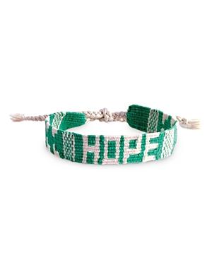 Maison Irem Message Woven Bracelet