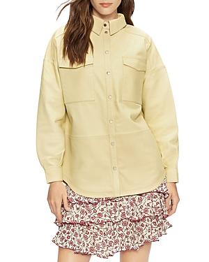 Ted Baker Laars Leather Oversized Shirt