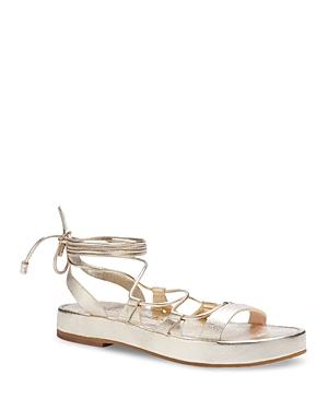 Kate Spade New York Women's Serena Strappy Metallic Leather Sandals
