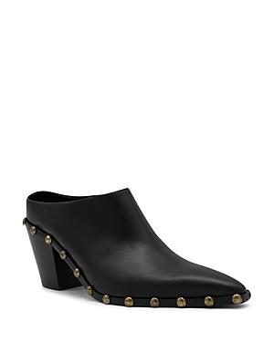 Ilio Smeraldo X Grece Ghanem Women's Slip On Pointed Toe Studded High Heel Mules