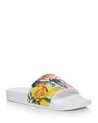 Giuseppe Zanotti Women's Nacy Floral Pool Slide Sandals