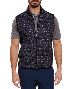 Robert Graham Paragon Classic Fit Printed Performance Fleece Vest
