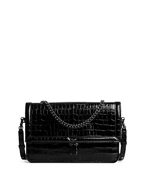 Zadig & Voltaire Rock Novel Embossed Leather Crossbody