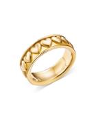 Temple St. Clair 18k Yellow Gold Heart Band