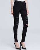 J Brand Jeans - Photo Ready Maria High Rise Destructed In Blackheart