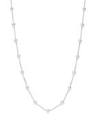Bloomingdale's Cultured Freshwater Pearl Station Necklace In 14k White Gold, 16 - 100% Exclusive