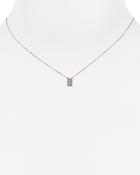 Adina Reyter Diamond Pave Rectangle Pendant Necklace, 15