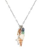 Chan Luu Shell & Cultured Freshwater Pearl Dangling Pendant Necklace In Sterling Silver, 18