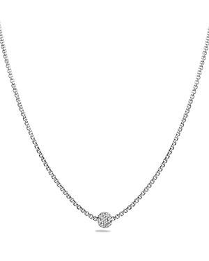 David Yurman Petite Pave Necklace With Diamonds