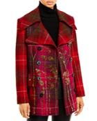 Libertine Fennel Garden Crystal Peacoat In Pink Tartan