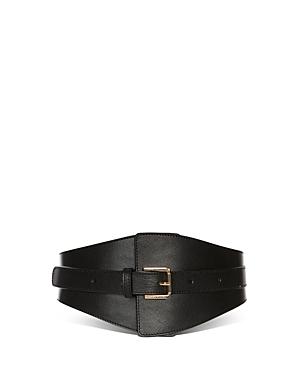 Karen Millen Wide Leather Waist Belt