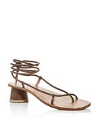 Loq Women's Olea Strappy Ankle-tie Sandals