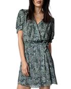 Zadig & Voltaire Betty Floral Print Wrap Dress