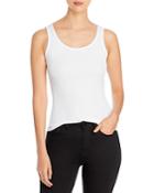 Three Dots Cotton Ribbed Tank