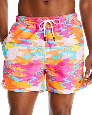 Solid & Striped The Classic Colorful Camo Slim Fit Swim Trunks