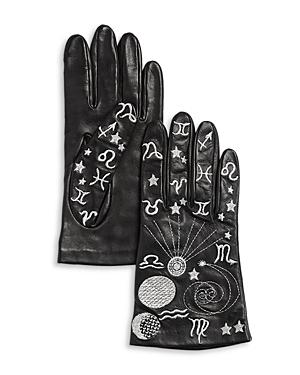 Carolyn Rowan Accessories Astrology Silk Lined Leather Gloves