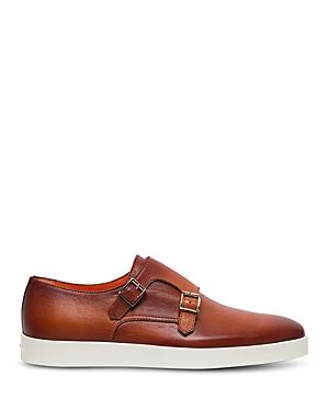 Santoni Men's Mgai17832panbushm68 Double Monk Strap Dress Shoes