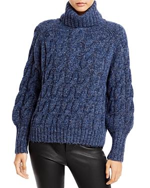 Cliche Lurex Cable Turtleneck Sweater (62% Off) - Comparable Value $92