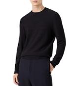 Armani Textured Logo Sweater