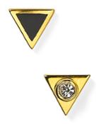 Marc By Marc Jacobs Lost And Found Triangle Stud Earrings